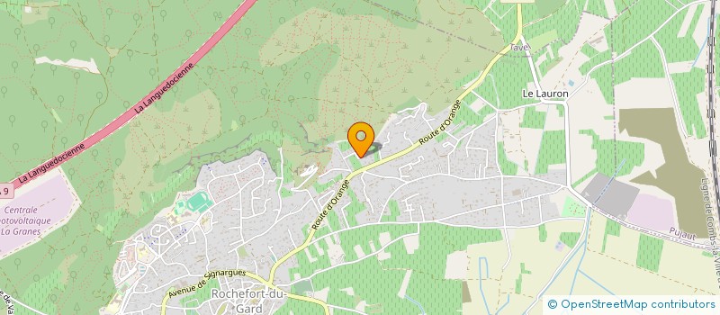 localisation de l'entreprise MONSIEUR CLAUDE POULIN  ROCHEFORT-DU-GARD