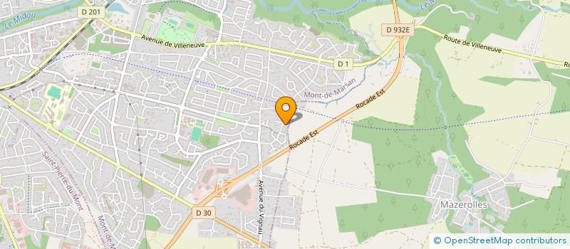 localisation de l'entreprise MONSIEUR CLAUDE POUPLY  MONT-DE-MARSAN