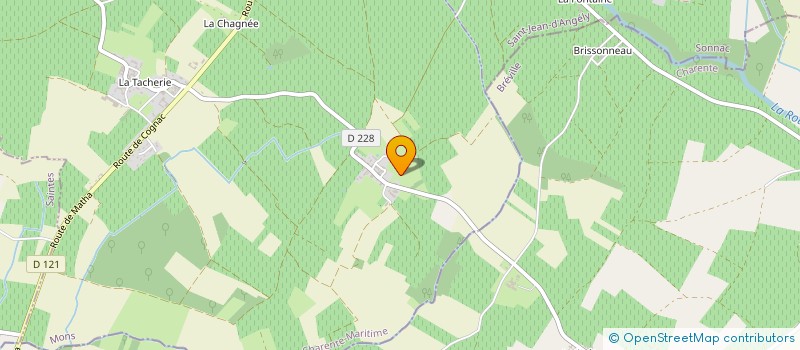 localisation de l'entreprise MONSIEUR CLAUDE POUZET  BLANZAC-LES-MATHA