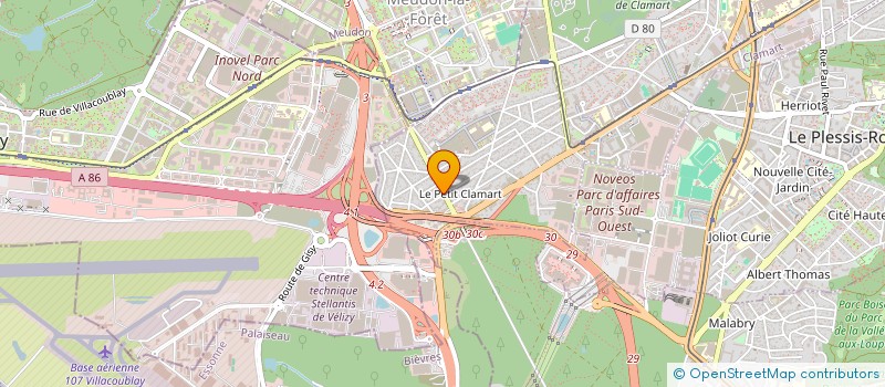 localisation de l'entreprise MONSIEUR CLAUDE PREVOST à CLAMART