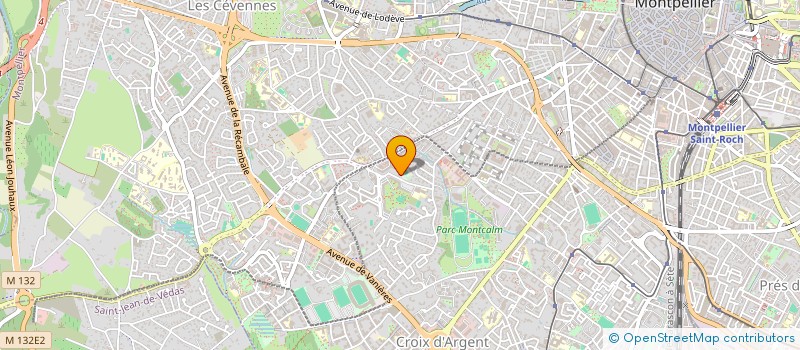 localisation de l'entreprise MONSIEUR CLAUDE PRIEU à MONTPELLIER