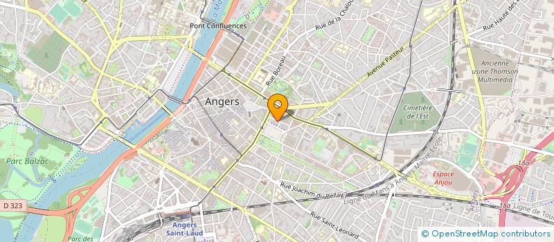 localisation de l'entreprise MONSIEUR CLAUDE PRIGENT à ANGERS