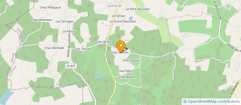 localisation de l'entreprise MONSIEUR CLAUDE PRIOUZEAU à MONTMERAC