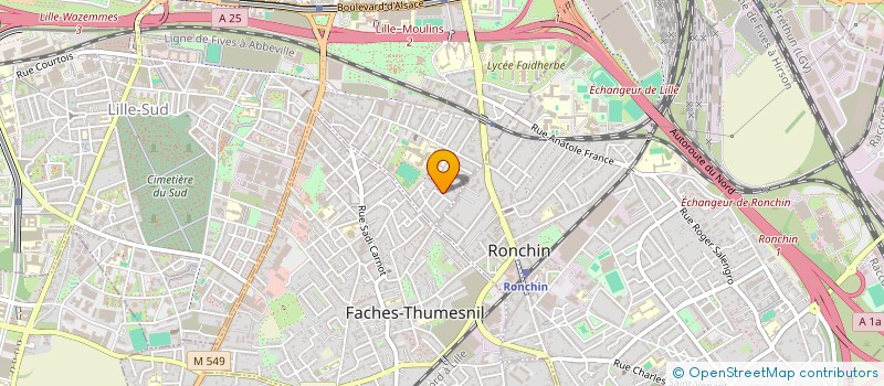 localisation de l'entreprise MONSIEUR CLAUDE PRIVIGNO  LILLE