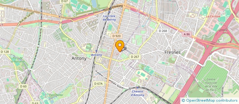 localisation de l'entreprise MONSIEUR CLAUDE PROSZENUCK à ANTONY