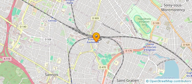 localisation de l'entreprise MONSIEUR CLAUDE PROUST à EAUBONNE