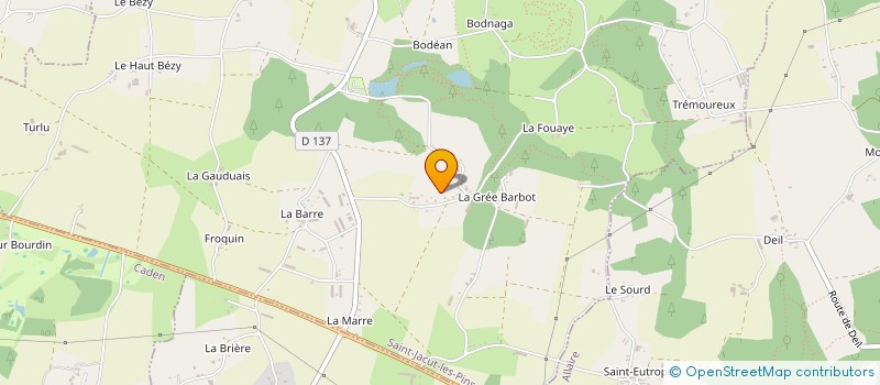 localisation de l'entreprise MONSIEUR CLAUDE PROVOST  SAINT-JACUT-LES-PINS