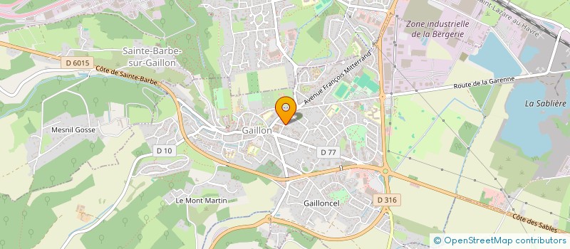 localisation de l'entreprise MONSIEUR CLAUDE PROVOST  LE VAL D'HAZEY