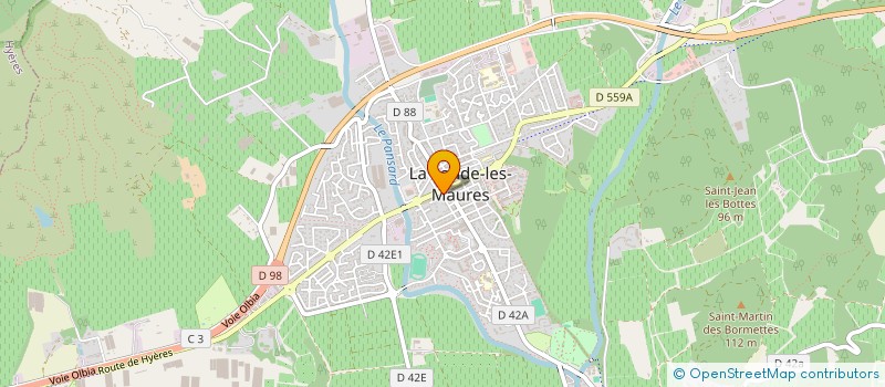 localisation de l'entreprise MONSIEUR CLAUDE PUCCI à LA LONDE-LES-MAURES