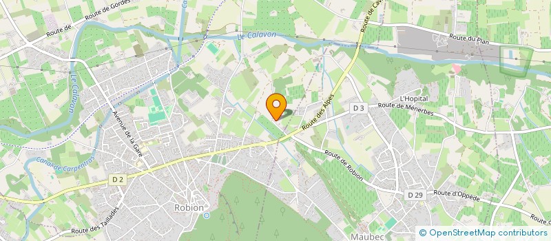 localisation de l'entreprise MONSIEUR CLAUDE PUCCIONI  ROBION