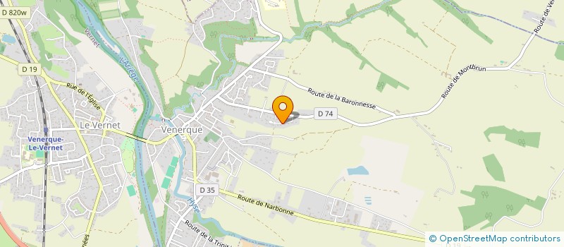 localisation de l'entreprise MONSIEUR CLAUDE PUET à VENERQUE