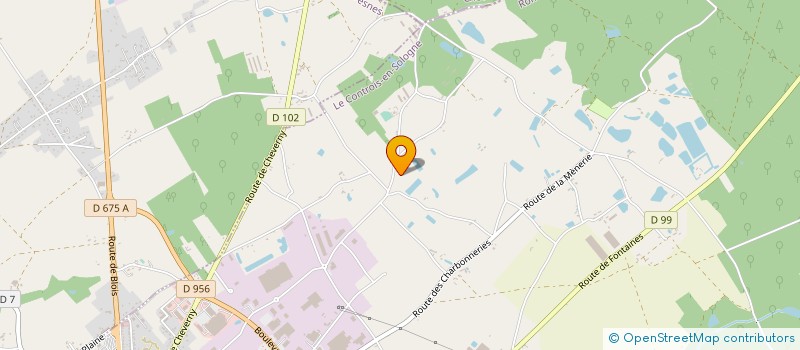 localisation de l'entreprise MONSIEUR CLAUDE PUZELA  LE CONTROIS-EN-SOLOGNE