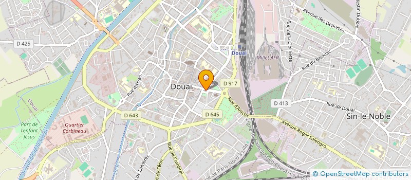 localisation de l'entreprise MONSIEUR CLAUDE QUAETAERS à DOUAI