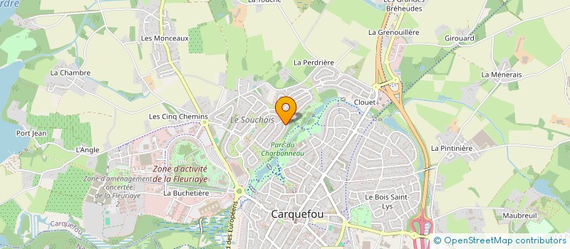 localisation de l'entreprise MONSIEUR CLAUDE QUELENNEC à CARQUEFOU