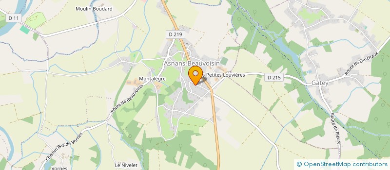 localisation de l'entreprise MONSIEUR CLAUDE QUENOT  CHENE-BERNARD