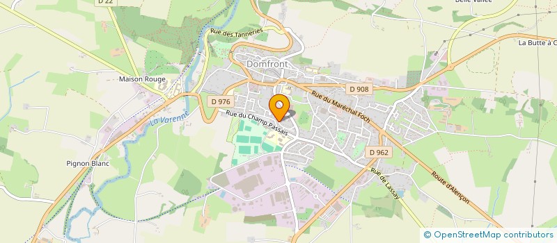 localisation de l'entreprise MONSIEUR CLAUDE QUENTIN à DOMFRONT-EN-POIRAIE