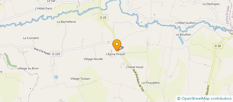 localisation de l'entreprise MONSIEUR CLAUDE QUESNEL à NOTRE-DAME-DE-CENILLY