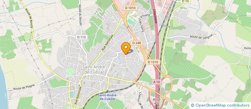 localisation de l'entreprise MONSIEUR CLAUDE QUEYLA  SAINT-ANDRE-DE-CUBZAC