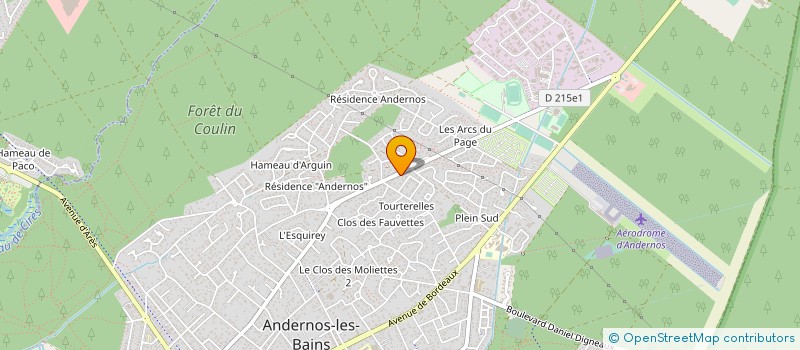 localisation de l'entreprise MONSIEUR CLAUDE QUEYROIX à ANDERNOS-LES-BAINS
