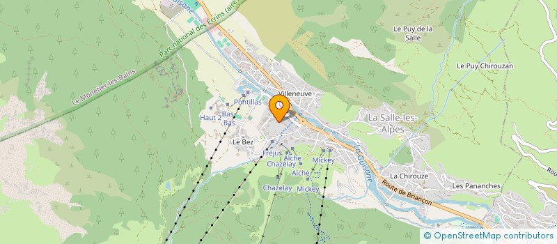 localisation de l'entreprise MONSIEUR CLAUDE QUINTIN  LA SALLE-LES-ALPES