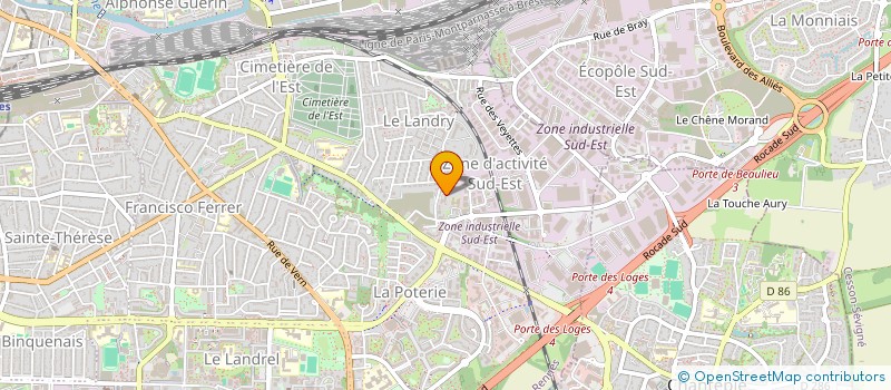 localisation de l'entreprise MONSIEUR CLAUDE QUINTON  RENNES