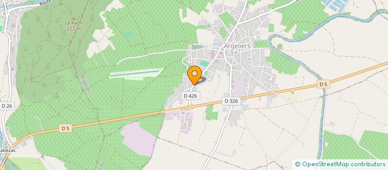 localisation de l'entreprise MONSIEUR CLAUDE QUIRANT  ARGELIERS