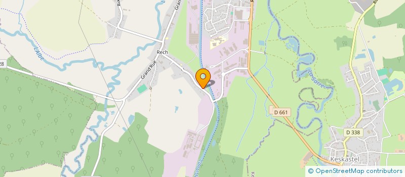 localisation de l'entreprise MONSIEUR CLAUDE QUIRIN  SARRALBE