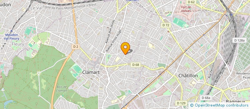 localisation de l'entreprise MONSIEUR CLAUDE RABATEL à CLAMART