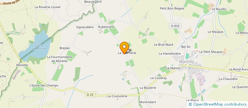 localisation de l'entreprise MONSIEUR CLAUDE RAINFRAY à MANTILLY