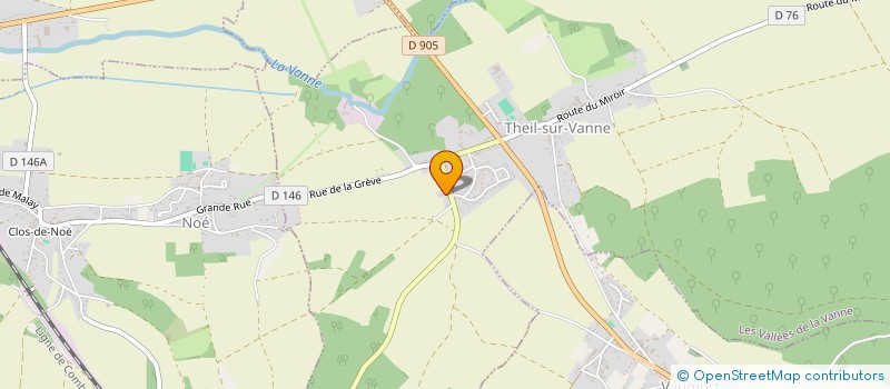 localisation de l'entreprise MONSIEUR CLAUDE RALLU à LES VALLEES DE LA VANNE