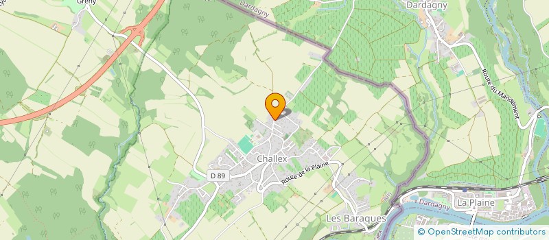 localisation de l'entreprise MONSIEUR CLAUDE RAMU à CHALLEX