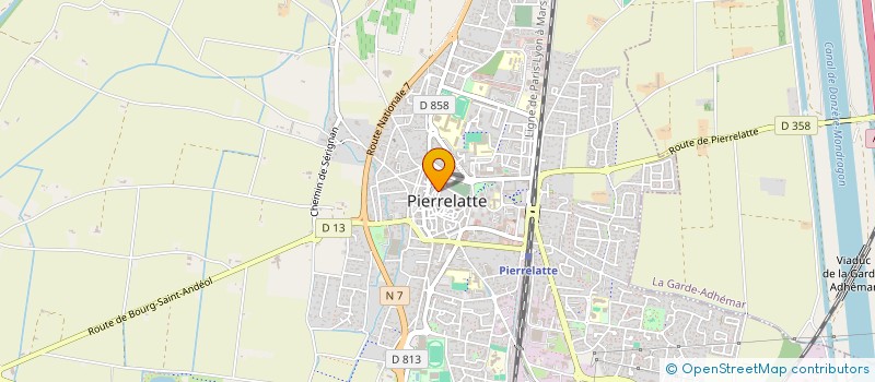 localisation de l'entreprise MONSIEUR CLAUDE RANCUREL à PIERRELATTE