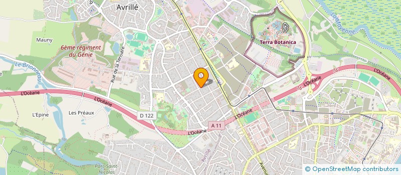 localisation de l'entreprise MONSIEUR CLAUDE RANGHEARD à AVRILLE