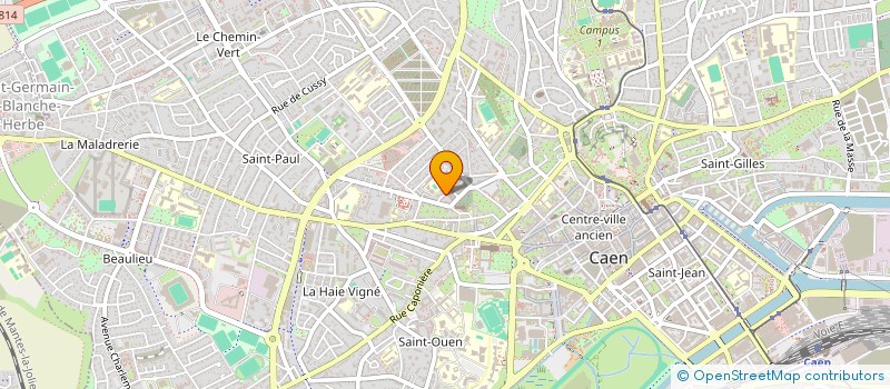 localisation de l'entreprise MONSIEUR CLAUDE RANNOU à CAEN