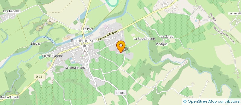 localisation de l'entreprise MONSIEUR CLAUDE RAVENEAU  ROCHEFORT-SUR-LOIRE