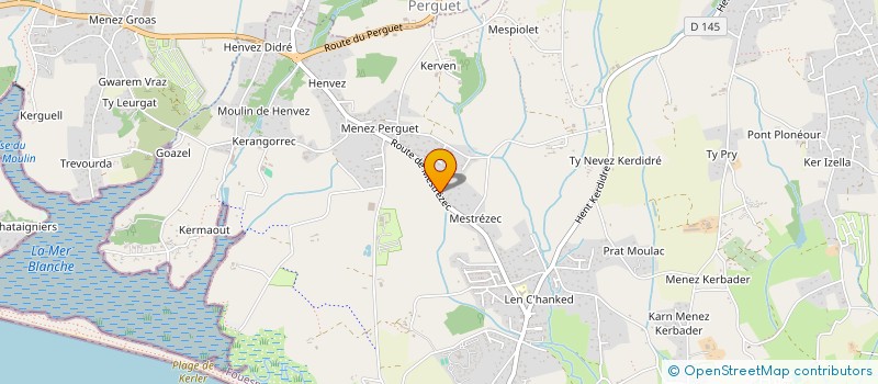 localisation de l'entreprise MONSIEUR CLAUDE RAVIER à FOUESNANT