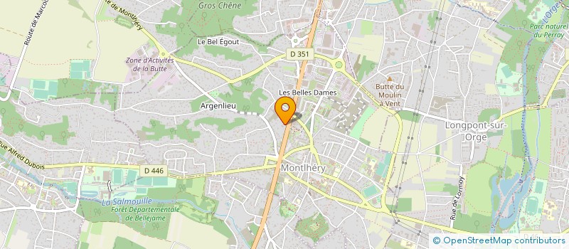 localisation de l'entreprise MONSIEUR CLAUDE RAY  MONTLHERY