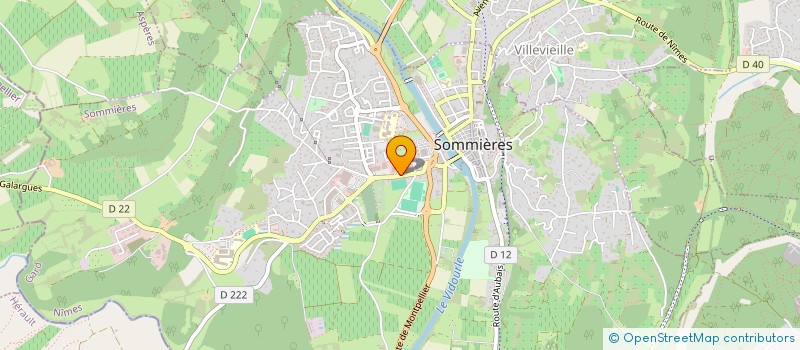 localisation de l'entreprise MONSIEUR CLAUDE REBOUL  SOMMIERES