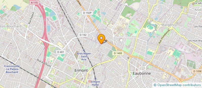 localisation de l'entreprise MONSIEUR CLAUDE REITZ à EAUBONNE
