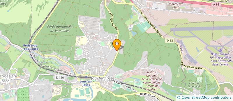 localisation de l'entreprise MONSIEUR CLAUDE RENARD  JOUY-EN-JOSAS