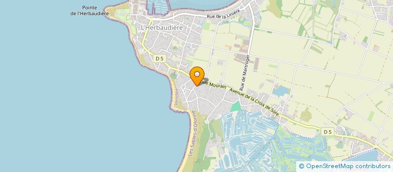 localisation de l'entreprise MONSIEUR CLAUDE RENAUD à NOIRMOUTIER-EN-L'ILE