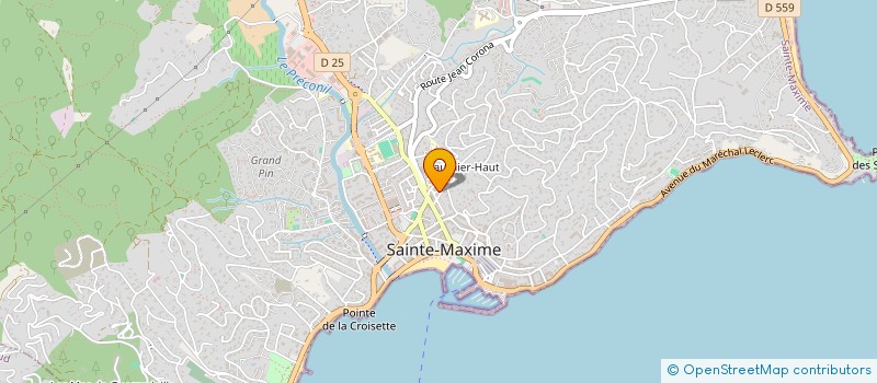 localisation de l'entreprise MONSIEUR CLAUDE RENAUD à SAINTE-MAXIME