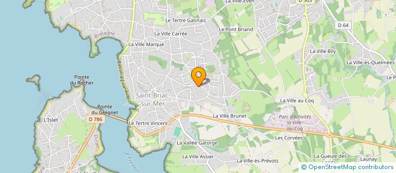 localisation de l'entreprise MONSIEUR CLAUDE RENAULT  SAINT-BRIAC-SUR-MER