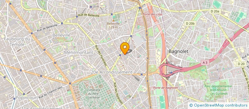 localisation de l'entreprise MONSIEUR CLAUDE REPUSSARD  PARIS