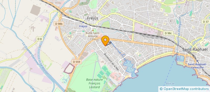 localisation de l'entreprise MONSIEUR CLAUDE RETY à FREJUS