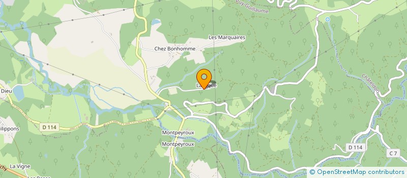 localisation de l'entreprise MONSIEUR CLAUDE REVIRON à PUY-GUILLAUME