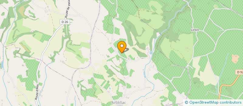 localisation de l'entreprise MONSIEUR CLAUDE REY  ANDILLAC