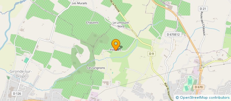 localisation de l'entreprise MONSIEUR CLAUDE REY  PONDAURAT