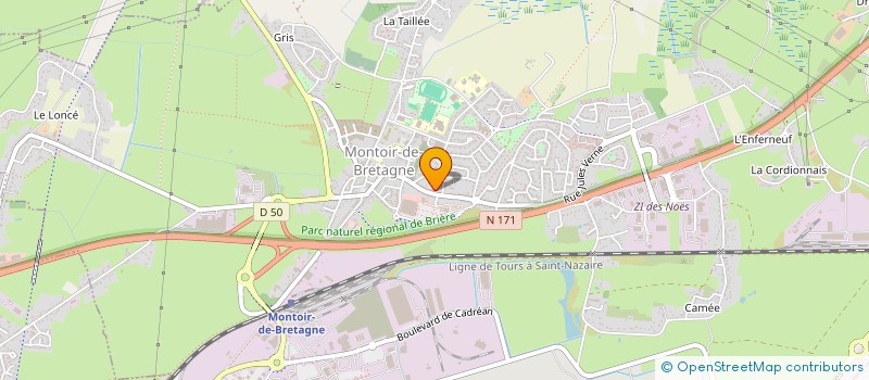 localisation de l'entreprise MONSIEUR CLAUDE REYNARD  MONTOIR-DE-BRETAGNE