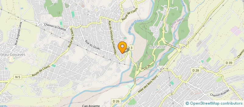 localisation de l'entreprise MONSIEUR CLAUDE REYNIER  SAINT-LOUIS